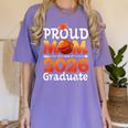Graduation Basketball Retro Proud Mom Of A 2026 Graduate Women's Comfort Colors T-Shirt Violet