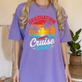Graduation Cruise Squad 2025 Cruising Graduation Trip Women's Comfort Colors T-Shirt Violet