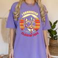Graduation Day 2024 Graduate For School Degree College Cat Men Women Women's Comfort Colors T-Shirt Violet