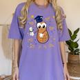 Graduation Flossing Peanut OIT Women's Comfort Colors T-Shirt Violet