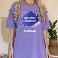 Graduation Graduated Electrical Engineering Degree Student Women's Comfort Colors T-Shirt Violet