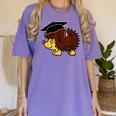 Graduation Hedgehog 2017 Graduate Graduation T-Shirt Women's Comfort Colors T-Shirt Violet