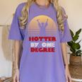 Graduation Hotter By One Degree T-Shirt Women's Comfort Colors T-Shirt Violet