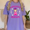 Graduation Kindergarten Last Day Of School Shirt Girls Women's Comfort Colors T-Shirt Violet