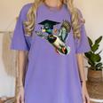 Graduation Mallard Duck Hunter Hunting Season Grad Hunting Women's Comfort Colors T-Shirt Violet