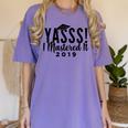 Graduation Masters For Women Women's Comfort Colors T-Shirt Violet