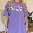 Graduation For New Vet Techs Established 2019 Women's Comfort Colors T-Shirt Violet