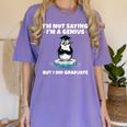Graduation Not Saying I'm A Genius But I Did Graduate Women's Comfort Colors T-Shirt Violet