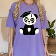 Graduation Panda Bear 2017 Graduate Graduation T-Sh Women's Comfort Colors T-Shirt Violet
