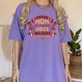 Graduation Proud Mom Of 8th Grade Graduate Women's Comfort Colors T-Shirt Violet