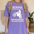 Graduation Shirt For Dirtbike Motocross Riders Women's Comfort Colors T-Shirt Violet