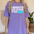 Graduation Shirt For Him Her Can I Go Back To Bed Women's Comfort Colors T-Shirt Violet