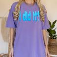 I Did It Graduation Shirt For Graduates And Proud Parents Women's Comfort Colors T-Shirt Violet