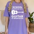 Graduation Shirt For Guitar Players & Band Member Women's Comfort Colors T-Shirt Violet