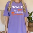 Graduation Shirt High School And College For Sleepy Graduate Women's Comfort Colors T-Shirt Violet
