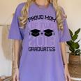 Graduation Shirt For Mom Of Twins Proud Mom Twins Tee Women's Comfort Colors T-Shirt Violet