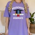 Graduation Shirt Preschool Graduate Tshirt Women's Comfort Colors T-Shirt Violet