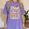 Graduation Shirts For Family Graduation 2018 Grandma Shirt Women's Comfort Colors T-Shirt Violet