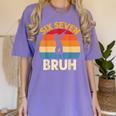 Graduation Six Seven Bruh Dabbing 67 Meme 6 7 Boys Kids Women's Comfort Colors T-Shirt Violet