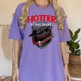 Graduation T Shirt Hotter By One Degree Women's Comfort Colors T-Shirt Violet