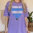 Graduation Turns Out Im Smarter Than I Look Women's Comfort Colors T-Shirt Violet