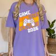 Graduation Video Gamer Game Over Class Of 2026 Senior Women's Comfort Colors T-Shirt Violet