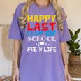 Happy Last Day Of School Pre-K Life Graduation T-Shirt Women's Comfort Colors T-Shirt Violet