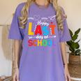 Happy Last Day Of School Teacher Women Student Graduation Women's Comfort Colors T-Shirt Violet