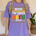 HBCU Grad Historically College Graduation Women's Comfort Colors T-Shirt Violet