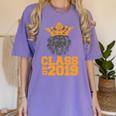 High School King Graduation Shirt Class Of 2019 Seniors Women's Comfort Colors T-Shirt Violet
