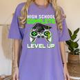 High School Level Complete Class Of 2024 Graduation Women's Comfort Colors T-Shirt Violet