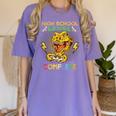 High School Level Complete Gamer Graduation Dinosaur 2021 Women's Comfort Colors T-Shirt Violet