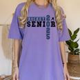 Hockey Senior Night Hockey Senior 2025 Graduation 32 Women's Comfort Colors T-Shirt Violet
