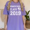 Homeschool Graduation Shirt Class Of 2019 T Shirt Women's Comfort Colors T-Shirt Violet