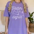 Hotter By One Degree 2018 Graduation Tee Women's Comfort Colors T-Shirt Violet