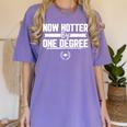Now Hotter By One Degree Class Of 2019 Graduation Women's Comfort Colors T-Shirt Violet