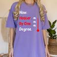 Now Hotter By One Degree Shirt Graduation For Her 2020 Women's Comfort Colors T-Shirt Violet