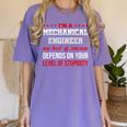I'm A Mechanical Engineer Graduation Mechanical Engineers Women's Comfort Colors T-Shirt Violet