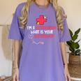 I'm A Veterinarian Vet Student Graduation Women's Comfort Colors T-Shirt Violet