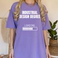 Industrial Degree Loading Student Graduation Women's Comfort Colors T-Shirt Violet