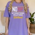 International Relations Major Student Shirt Graduation Women's Comfort Colors T-Shirt Violet