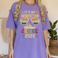 It's My Graduation Cruise 2025 Summer Cruise Seniors Trip Women's Comfort Colors T-Shirt Violet