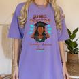 Juris Doctor Beauty Brains Juris Doctorate Graduation Women's Comfort Colors T-Shirt Violet