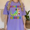Kids 2nd Grade Graduate Dinosaur Trex 2nd Grade Graduation Women's Comfort Colors T-Shirt Violet