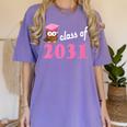 Kids Class Of 2031 Back To School Graduation T-Shirt Women's Comfort Colors T-Shirt Violet