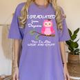 Kids I Graduated From Daycare Graduation T-Shirt For Girls Women's Comfort Colors T-Shirt Violet