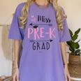 Kids Miss Pre-K Grad Graduation Shirt Cute School Tees Women's Comfort Colors T-Shirt Violet