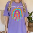 Kids I Officially Graduated Kindergarten Graduation Class Of 2022 Women's Comfort Colors T-Shirt Violet