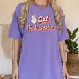 Kids Peace Out Kindergarten Graduation Kindergarten Graduate Women's Comfort Colors T-Shirt Violet