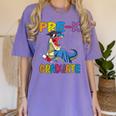 Kids Pre-K Graduate Dinosaur T-Rex Pre Kindergarten Graduation Women's Comfort Colors T-Shirt Violet